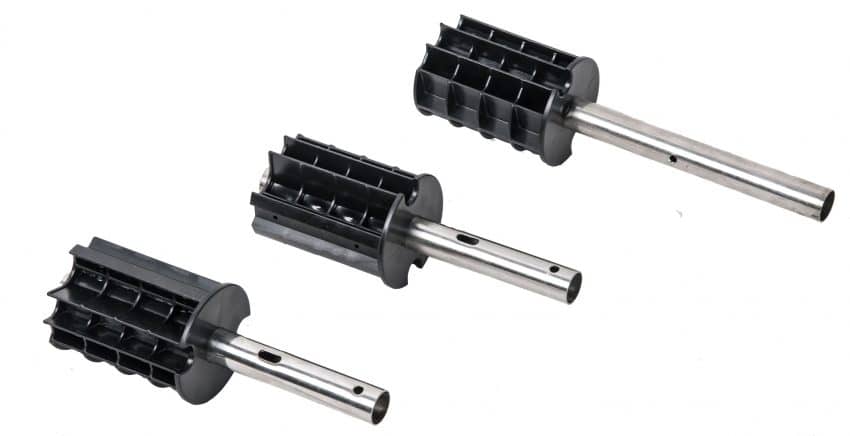 Enrollador de Manivela Fijo al Suelo y con Panel Solar - Imagen 3