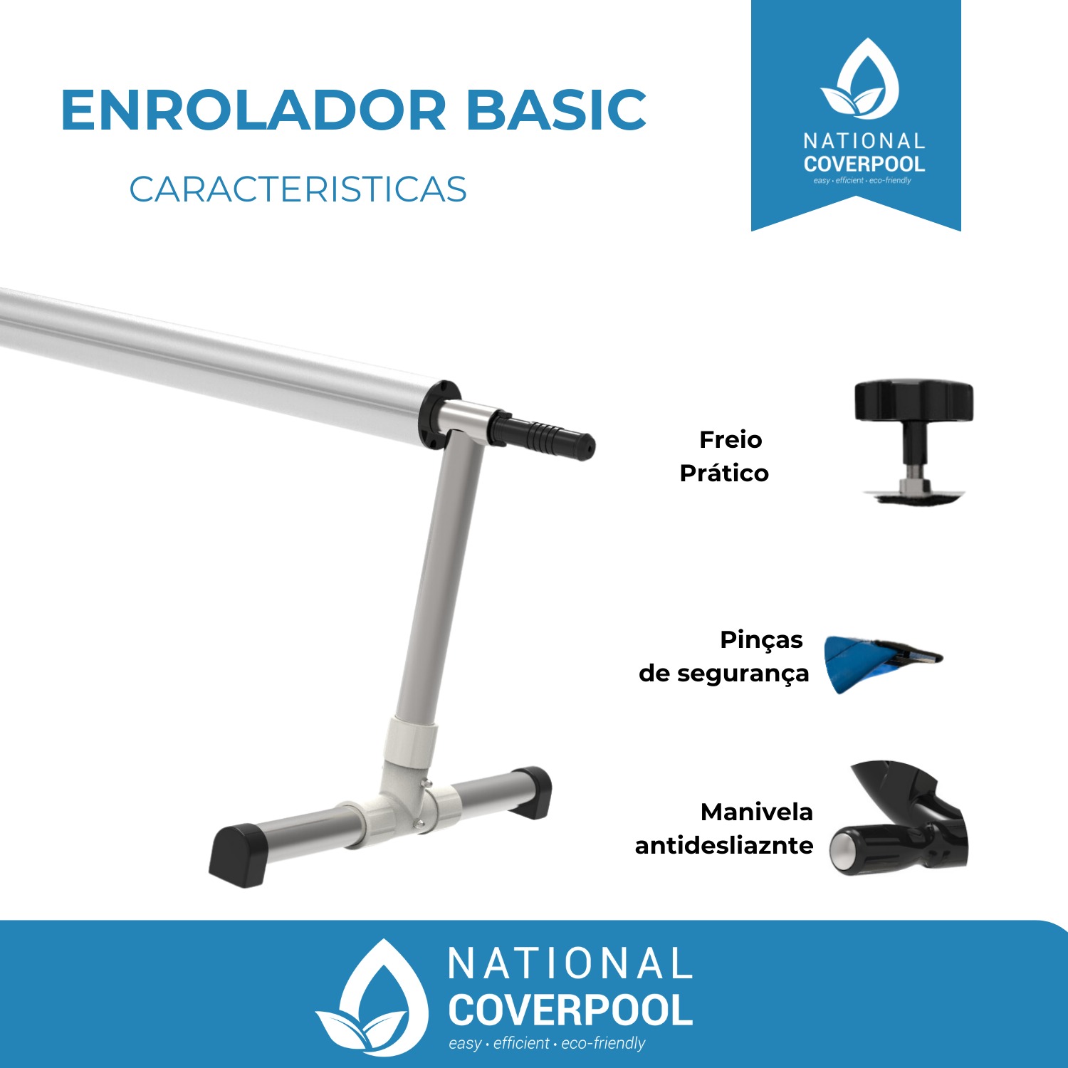 Cubierta térmica Eco Pack ECO Azul + Enrollador - Imagen 9