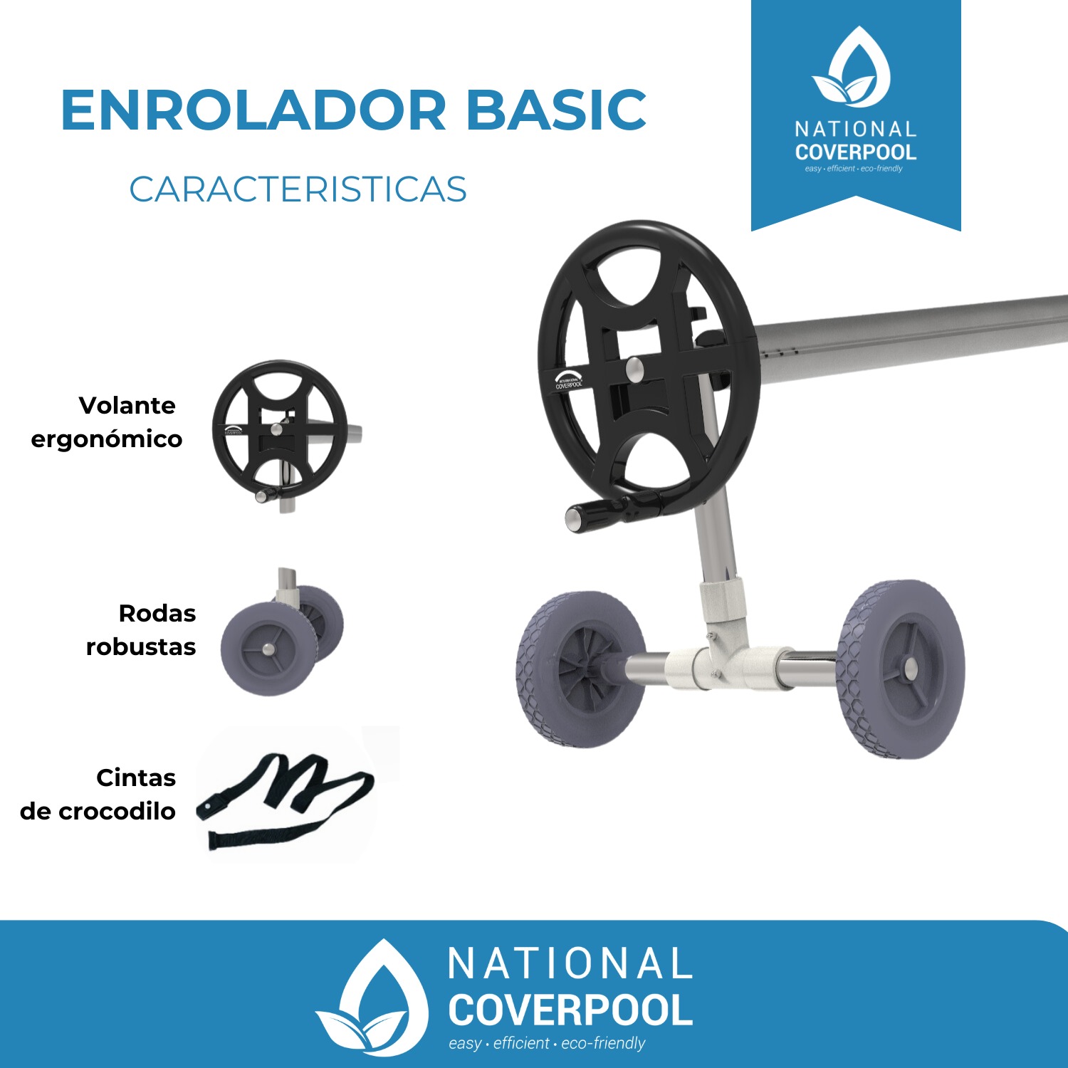 Cubierta térmica Eco Pack ECO Azul + Enrollador - Imagen 7