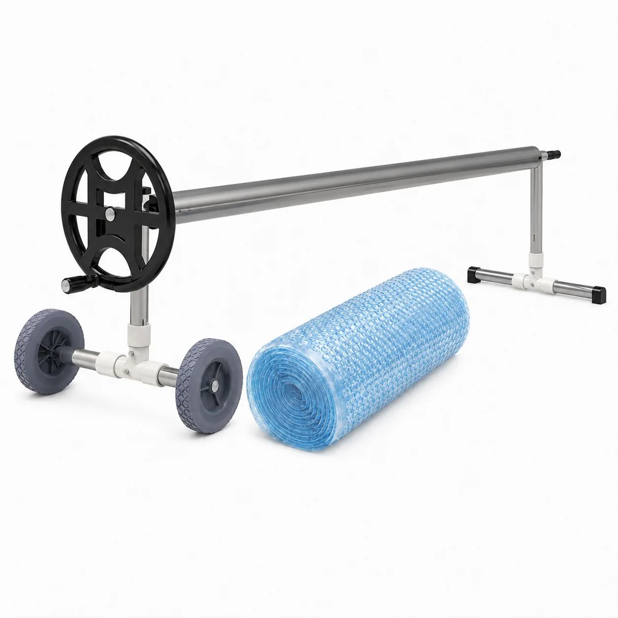 Cubierta térmica Aquabubble Crystal + Enrollador para Piscina