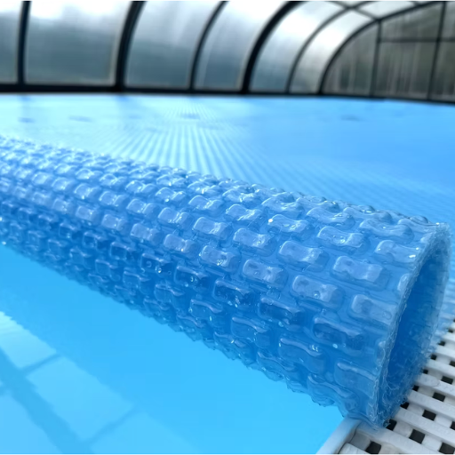 Cubierta térmica Aquabubble Crystal + Enrollador para Piscina - Imagen 3
